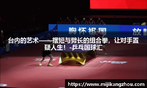 台内的艺术——摆短与劈长的组合拳，让对手置疑人生！-乒乓国球汇